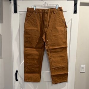 Union USA made Carhartt Men's Brown Work Pants